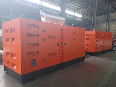 China 600 kVA stille elektrische generatoren 50 Hz stille generator met AMF25 AMF functie Controller Te koop