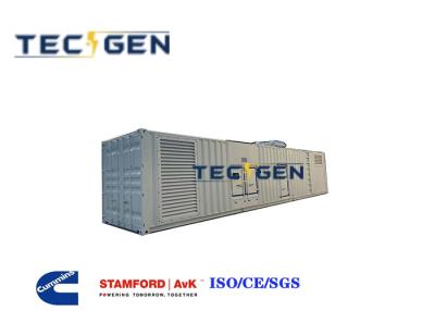 China 1340kW Cummins Diesel Generator With 40ft Container Canopy Powered By CCEC KTA50-G15X for sale