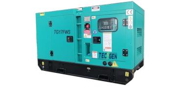 中国 17kVA FAWDE Silent Diesel Generator 13kW Enclosed Genset For Home Back Up Power 販売のため