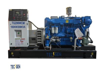 Китай Морской дизельный генератор 150 кВт Вэйчайский морской дизельный генератор с обменником тепла морской воды продается