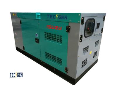 China Isuzu Diesel Generator 30kVA Silent Diesel Generator With Copy Denyo Soundproof Canopy for sale