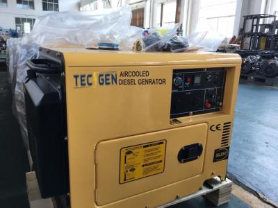 Cina Generatore monocilindrico silenzioso portatile generatore diesel super silenzioso 5,5 kW raffreddato ad aria in vendita