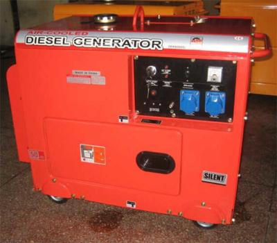 中国 Silent Portable Generator 5KVA Diesel Generator For Home Backup 販売のため