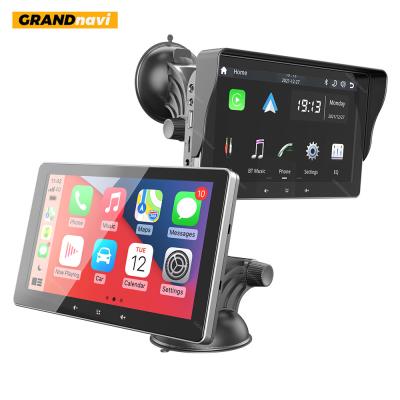Cina 7 pollici portatile Carplay wireless GPS navigazione universale auto stereo lettore DVD in vendita