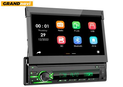China Retractable 7 Inch Single Din Android Auto Head Unit for sale
