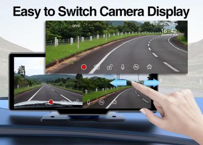 中国 GPS 4K二重レンズ車のブラックボックスDVR 2160Pの人間の特徴をもつ自動ダッシュ カム ダッシュボード車 販売のため