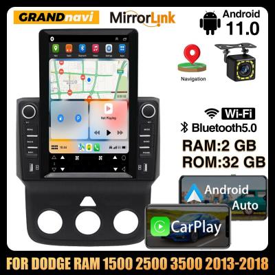 Cina 2013-2018 stereotipia dello schermo di Dodge Ram Android Car Radio Vertical più la macchina fotografica 12LED in vendita