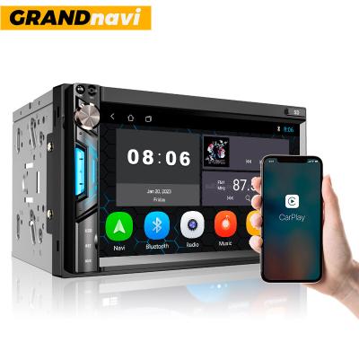 Cina 2Din Car Stereo Wireless Carplay 7 Inch Universal Touch Screen MP5 Car Stereo Wince System in vendita