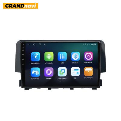 China For Honda Civic 10th 2016 - 2020 Android 13 Car Multimedia DSP Radio Video Navigation GPS Stereo Head Unit for sale