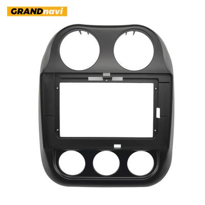 China 10 Inch Car Radio Fascia Frame DVD Panel Dashboard Mount Kit For Jeep Compass 2009-2016 for sale