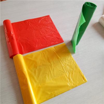 China Plastikwiederverwertungs-Behälter-Zwischenlagen, farbige Abfall-Taschen 5,5 - Stärke 25MIC zu verkaufen