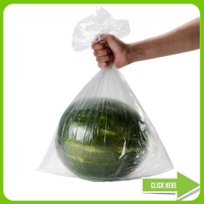 China O saco de plástico transparente do HDPE no rolo, alimento claro ensaca a certificação ISO9000 à venda