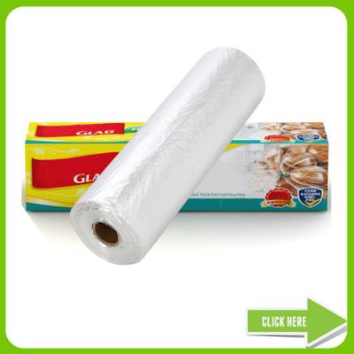 China Vacuum Sealer Rolls Commercial Food Bags Transparent Colour HDPE Material for sale