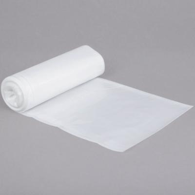 China Impresión inferior sellada estrella reciclada plástica del fotograbado de los bolsos de basura del color blanco en venta