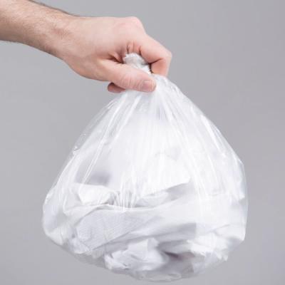 China 4 Gallon Clear Garbage Bags 6 Micron Gravure Printing Environmental Friendly for sale