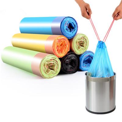 China Colored Commercial Trash Bags , Rolled 8 Gallon Trash Bags Gravure Printing for sale