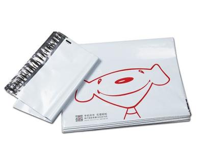 China White Personalised Postage Bags , High Durability Plastic Postage Bags for sale