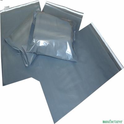 China Post Office Grey Plastic Mailing Bags 30 - 100MIC Thickness Customized Color for sale