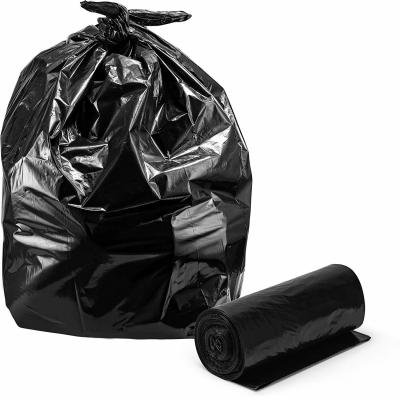 China Star Sealed Heavy Duty Waste Bags , Customized Large Black Bin Bags Roll Packed for sale
