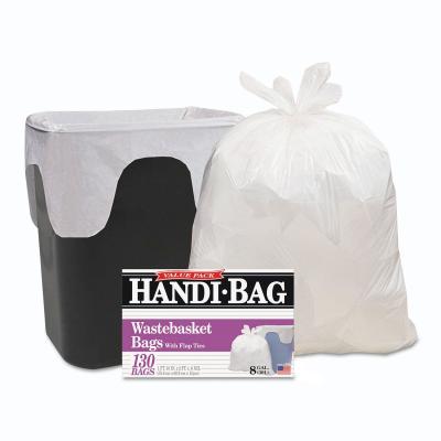 China Handi Plastic Star Seal Bags White Colour HDPE Material 5.5 - 25MIC Thickness for sale