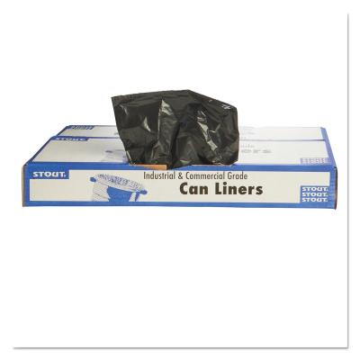 China Plastic 240L Recyclable Garbage Bags Star Sealed Black Colour LDPE Material for sale