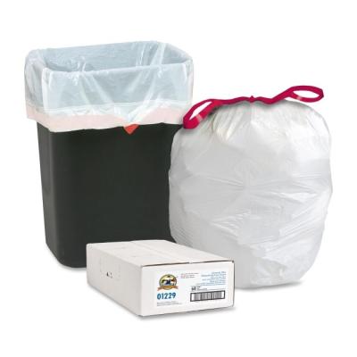 China Colorful Biodegradable Garbage Bags , Custom Printed Drawstring Trash Bags for sale