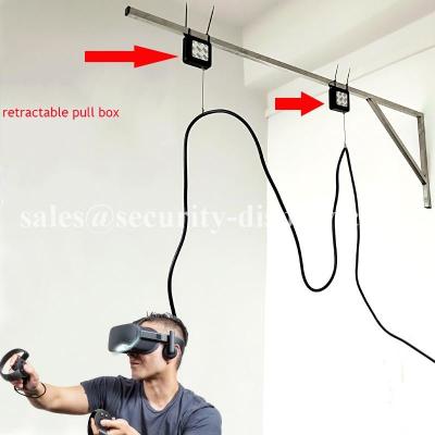 China Retractable Long Wire Anti-Theft Cable Pull Box VR Head Special Line Receptor for sale