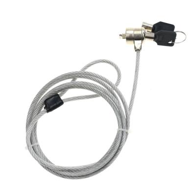 China Anti-Theft Security Steel Cable Lock For Laptop Notebook Computer for sale