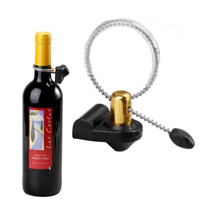 China EAS Anti-Theft Security Alarm Triangle Metal Cable Wine Bottle Tag for sale