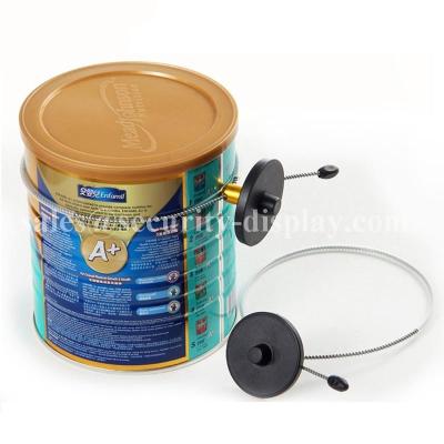 China EAS Round Metal Cable Milk Formula anti theft Security Tags for sale