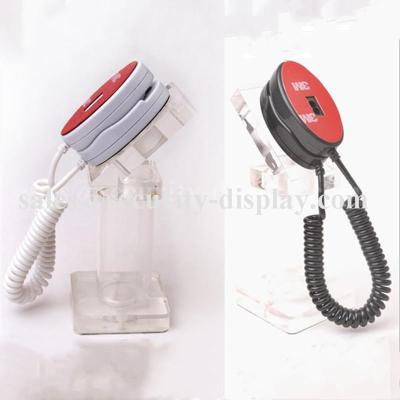 China 20cm Cable Magnetic Acrylic Security Display Holder For Mobile Phone for sale