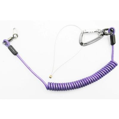 Chine Le plastique a couvert l'outil escamotable en nylon Lanyard With Aviation Aluminum Hook à vendre