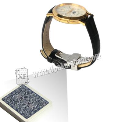 China New Design Poker Scanner Leather Watch Camera With Power Bank for sale