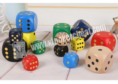 China Casino Magic Radio Wave Cheating Dice  Wooden Dice 6 Sided for sale