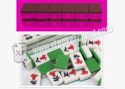 China Blue Cheat Mahjong for UV Contact Lenses /  Mahjong Games / Gambling Tools for sale