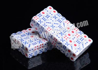 China Famous Gamble Cheat Dice 14mm Casino Magic Dice With Liquid  Mercury for sale