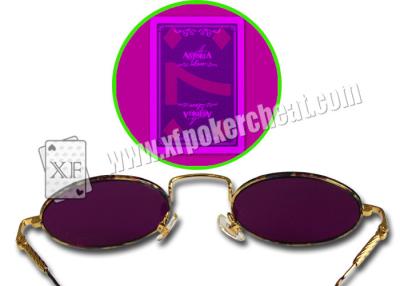 China Metal Frame Gambling Glasses For Marked Cards / Magic Tricks for sale