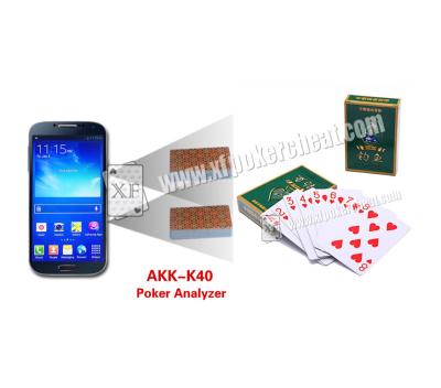 China Cartões marcados profissionais do póquer de Diao Yu para jogos da fraude do jogo à venda