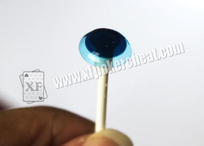 China Lentes de contacto azules de la tinta invisible del truco mágico que ven naipes invisibles azules en venta