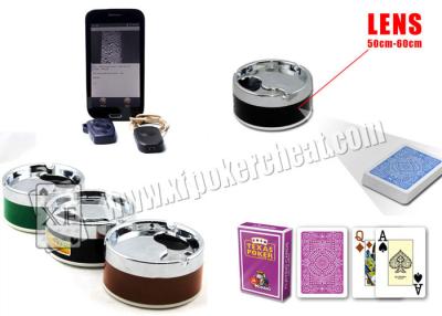 China Ashtray Lens Poker Scanner To Scan Sides Poker Cheat Card And Cheat Playing Cards for sale