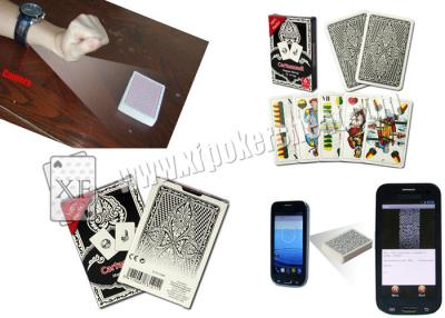 Chine Cartes de jeu invisibles de code barres de la Hongrie Piatnik pour le jeu d'instantané de jeu de baccara à vendre