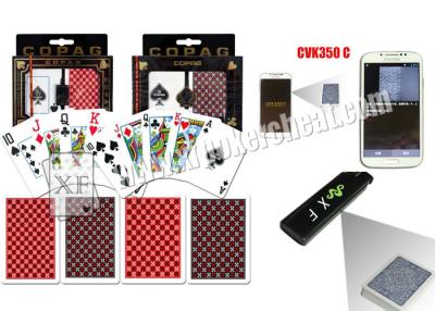 China PVC 54 Sheet Barcode Marked Deck Card Tricks For Andar Bahar Game for sale