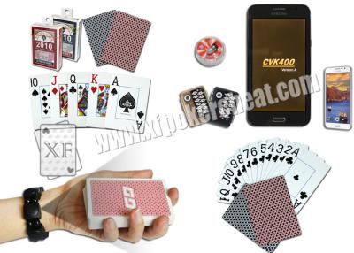 China Invisible Markings Cheating Playing Cards Plastic Poker Cheat Device for sale