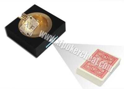 Chine Scanner en plastique noir de tisonnier de caméra de double de cendrier pour les cartes de jeu marquées invisibles de codes barres à vendre