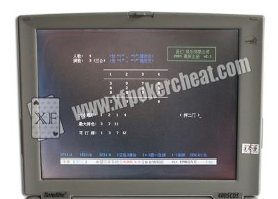 China Grey Plastic Professional Card Cheat Computer , Casino Gambling Devices for sale