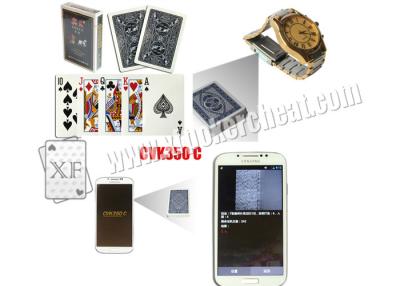 China Standard Size Black Marked Poker Cards For Poker Predictor / Magic Show / Gambling for sale