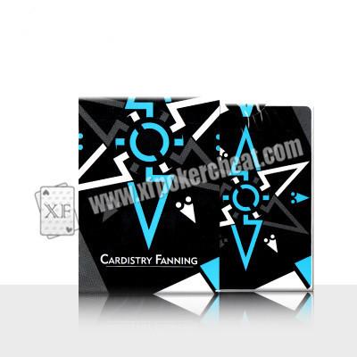 China Cardistry Fanning Plastic Invisible Playing Cards 2 Index Marked Playing Cards for sale
