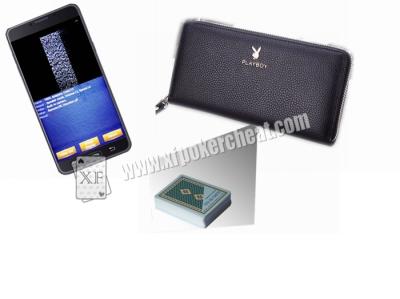 China Long Style Mans Wallet Poker Scanner For Poker Analyzer Cheating for sale