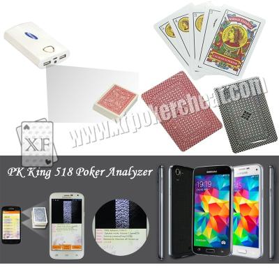 China Cartões marcados reais do pôquer, cartões de jogo de engano para o analisador infravermelho do pôquer da câmera à venda