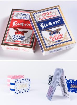 China No 92 Club Special Swarm Playing Cards With Invisible Ink Markings For Lenses for sale